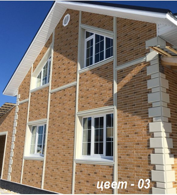 Фасадная панель Альта-Профиль Кирпич Рижский